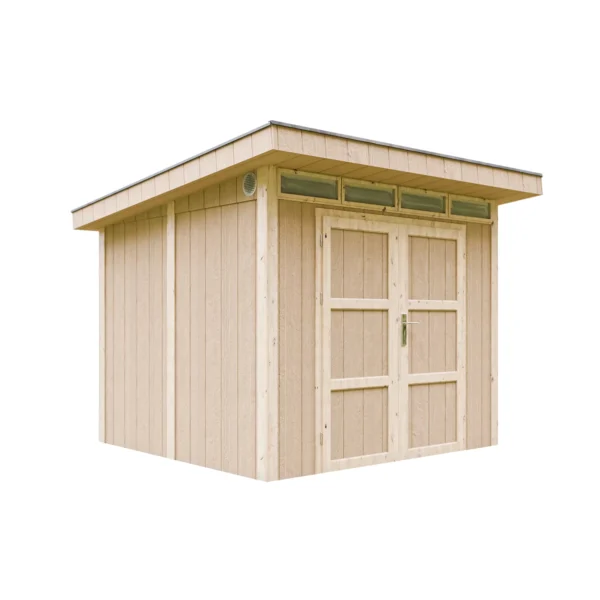 Luxury wooden tool shed without floor SH588 – 236 x 250 cm – 6 m2