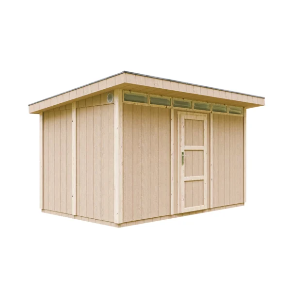 Luxury wooden tool shed SH593– 236 x 368 cm – 9 m2