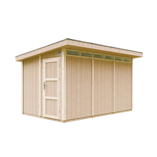 Luxury wooden tool shed SH593– 236 x 368 cm – 9 m2