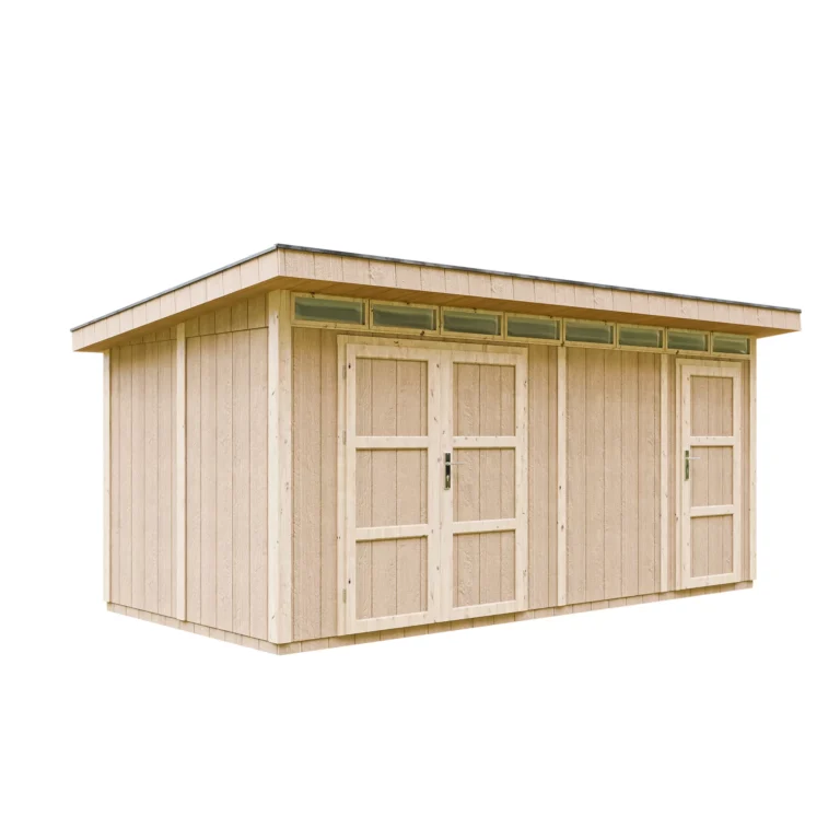 Luxury garden shed SH504 – 236 x 486 cm – 12 m2
