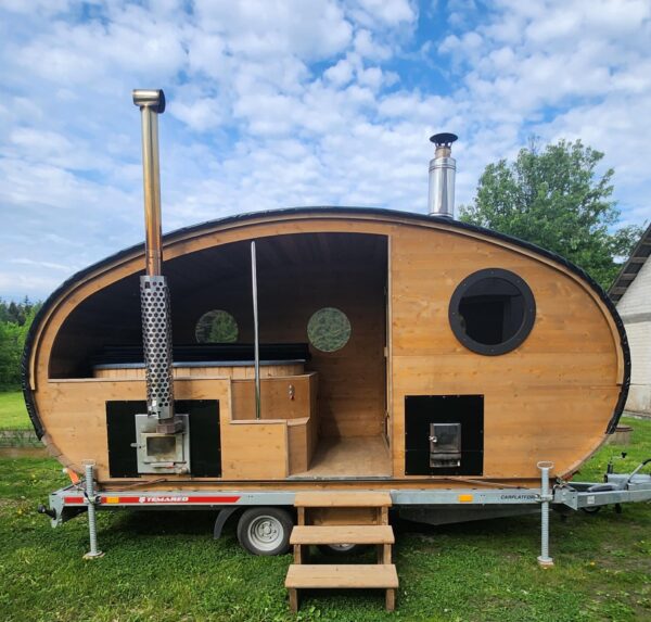Sauna +  Hot Tub + Trailer, 4M