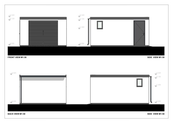 Single Garage Kit Southampton, 19 m²