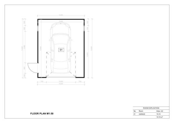 Single Garage Kit Southampton, 19 m²
