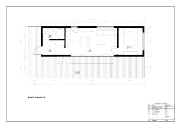 Modern SIP Summer House Tokyo, 35 m²