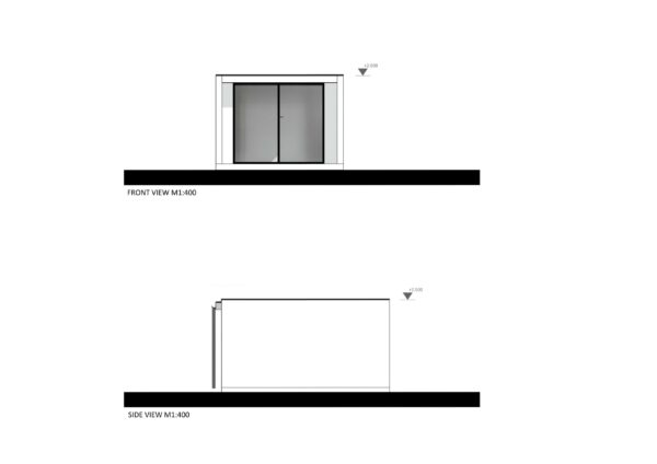 Small Garden Office Abuja 15 m²