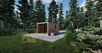 Small Garden Office Abuja 15 m²