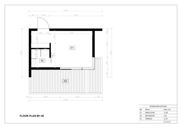 Small Summer House SIP MGO Broxburn, 27 m²