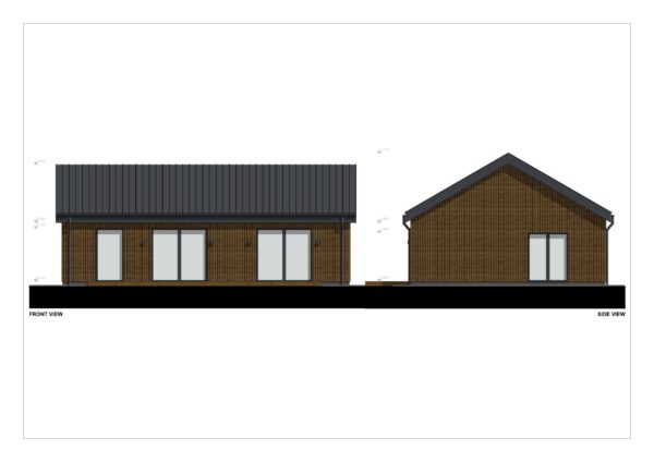 Timber Frame House Gambell, 8.7×10.7, 93 M²
