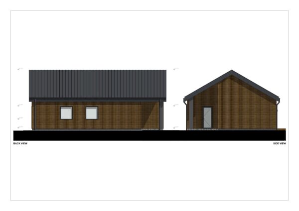 Timber Frame House Gambell, 8.7×10.7, 93 M²