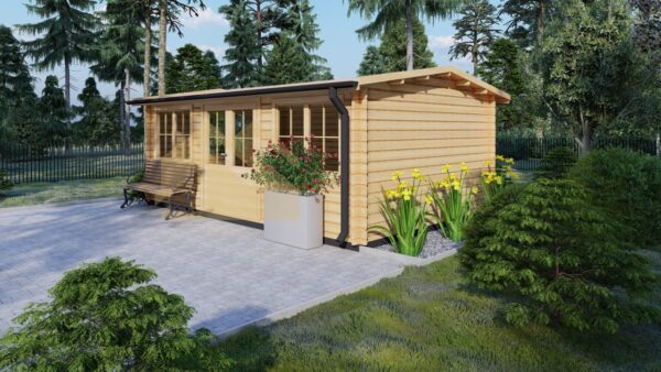 Wooden Garden Room Fredrikstad, 24 m²