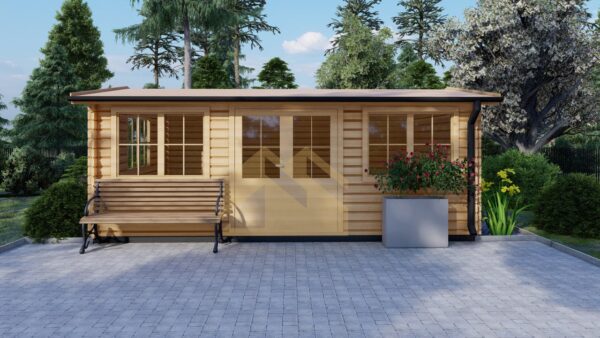 Wooden Garden Room Fredrikstad, 24 m²