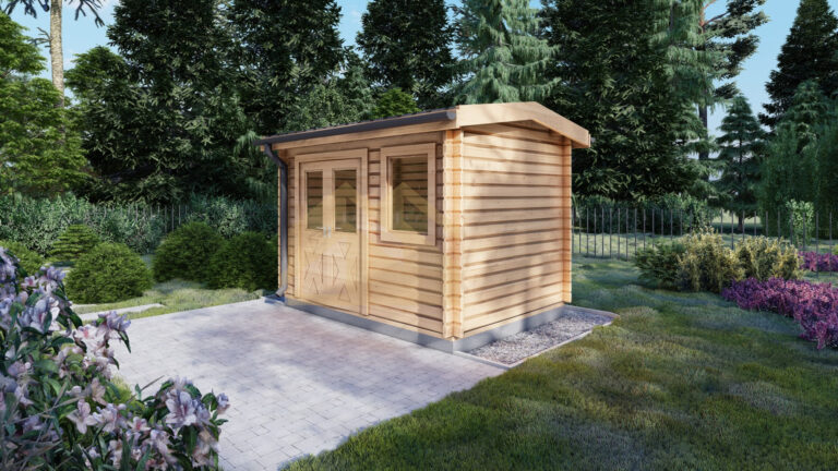 Wooden Garden Shed Sabina 28mm, 3.4×2.5, 7 m²