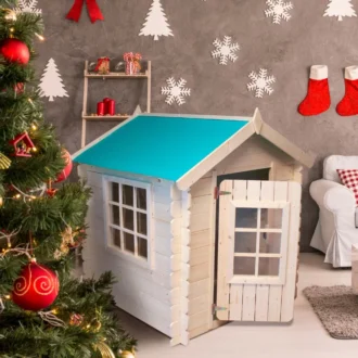 Wooden playhouse SH601 – 105 x 105 cm