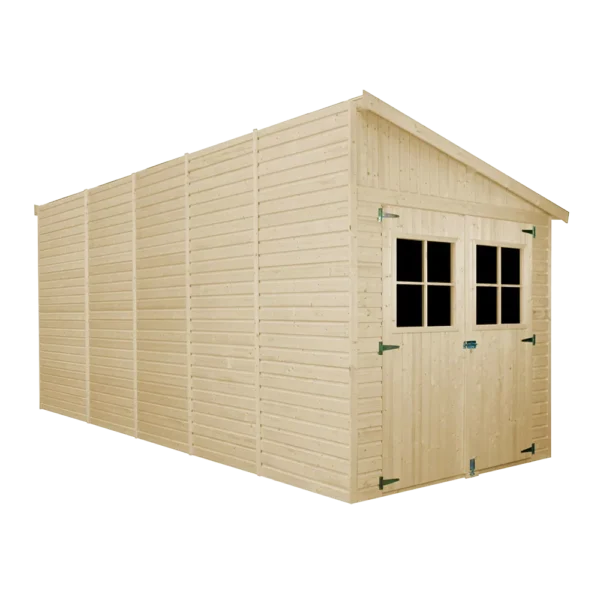Wooden garden house SH574 – 205 x 493 cm – 10 m2