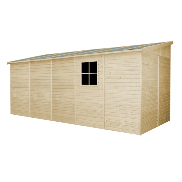 Wooden garden house SH574 – 205 x 493 cm – 10 m2