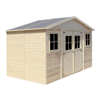 Garden house with floor SH563 – 401 x 199 cm – 8 m2