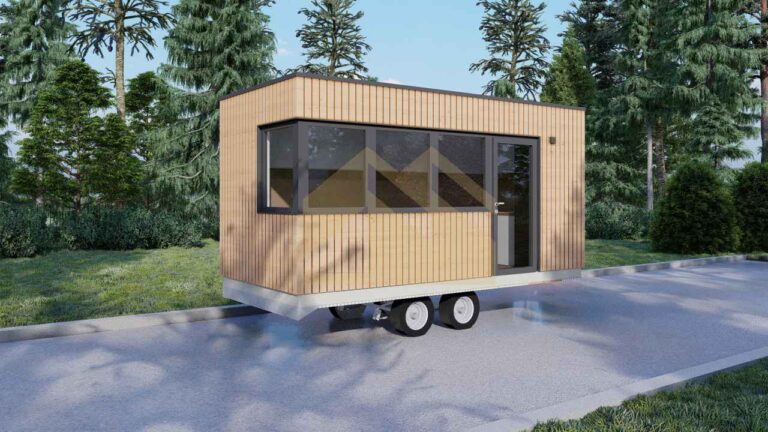 Wooden Trailer House Taranto, 9 m²