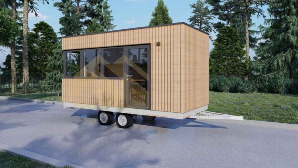 Wooden Trailer House Taranto, 9 m²